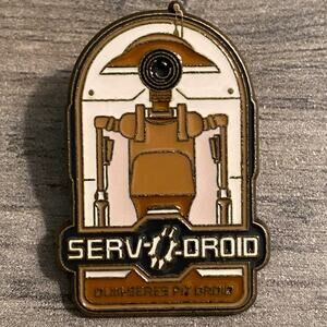 Disney Star Wars Galexy Edge Serv-O-Driod Depot Service Droid Trading Pin - EUC